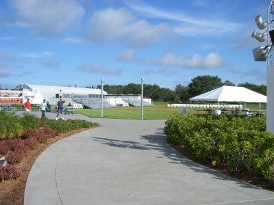 Kennedy Space Center's main Visitor Complex is set for a launch day