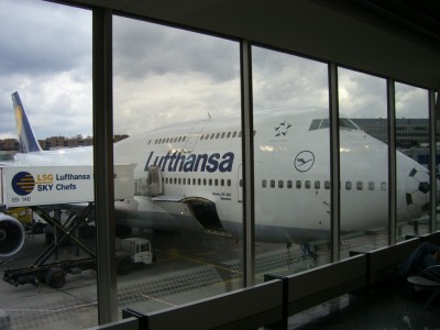 The plane I flew with to the US in 2006