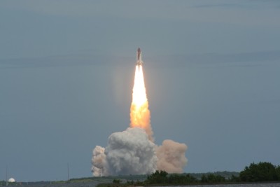 Discovery rockets into Space (October, 23rd 2007, STS-120)