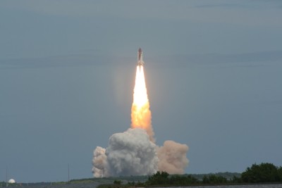 Discovery's STS-120 launch as seen from NASA Causeway. Read more about it in my space blog.