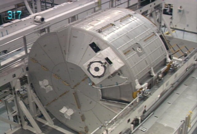 The Japanese Kibo module in the processing facility.
Image Credit: NASA