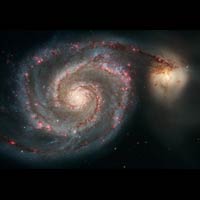 Whirlpool Galaxie (M51) von Hubble aufgenommen