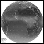 Combined cloud cover for the month of 2007-09.