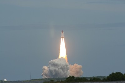 Discovery's STS-120 launch as seen from NASA Causeway. Read more about it in my space blog.