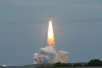Discovery's STS-120 launch as seen from NASA Causeway. Read more about it in my space blog.