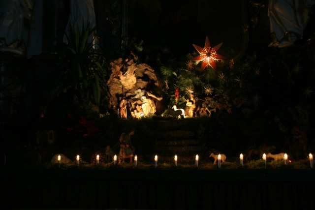 Christmas 2007 in the Grossrinderfeld church.