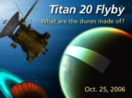 knstlerische Darstellung des Titan-Vorbeiflugs
